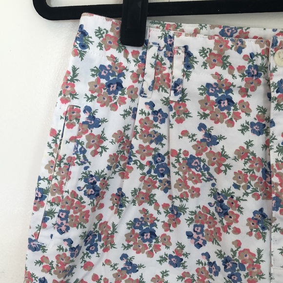 Vintage Dockers Floral shorts size petite 12 - Picture 4 of 10